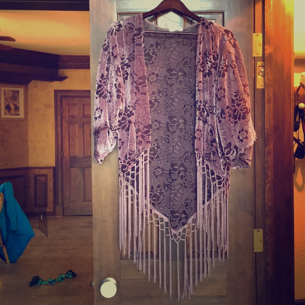 Deep mauve kimono size XS/S